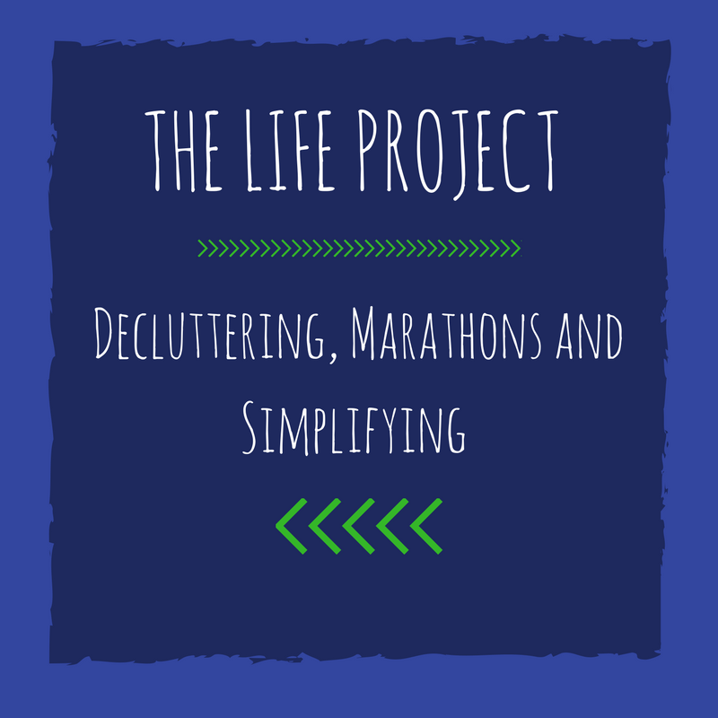 decluttering, marathons and simplifying