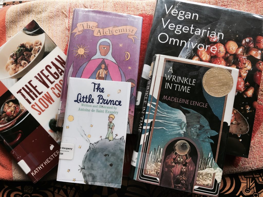 vegan stuff, inspirational books