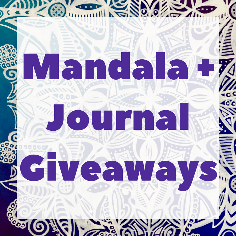 2 Giveaways: A Mandala Painting and 10 Journals!