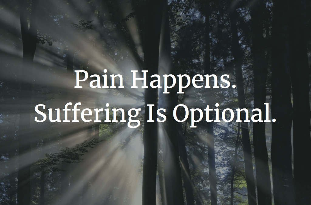 Pain Happens. Suffering Is Optional.