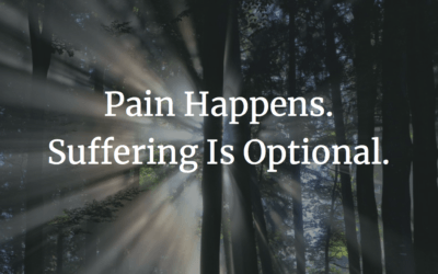 Pain Happens. Suffering Is Optional.