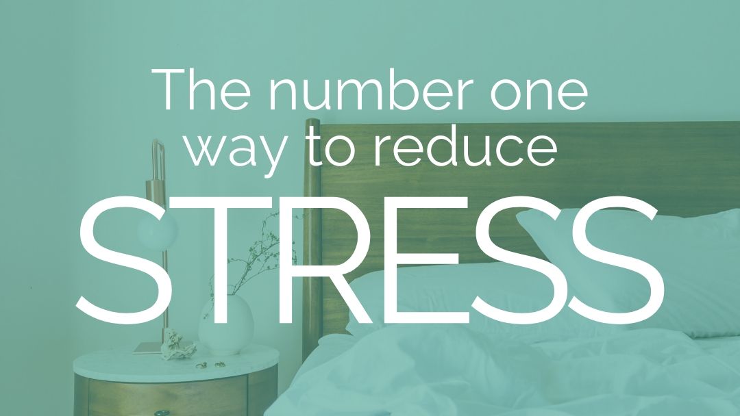 The number one way to reduce stress