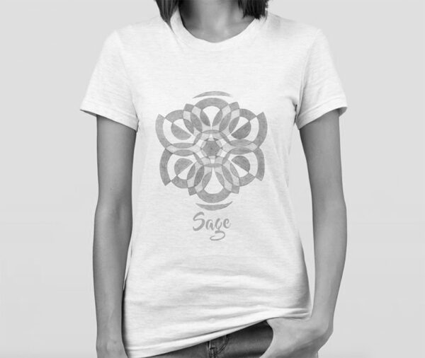 Sage mandala t-shirt