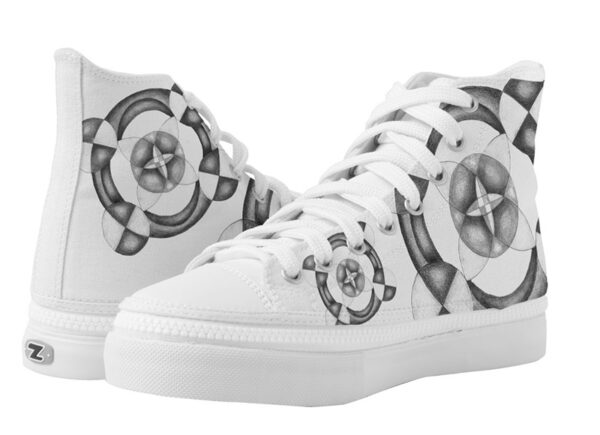 The Way Mandala High Top Sneakers