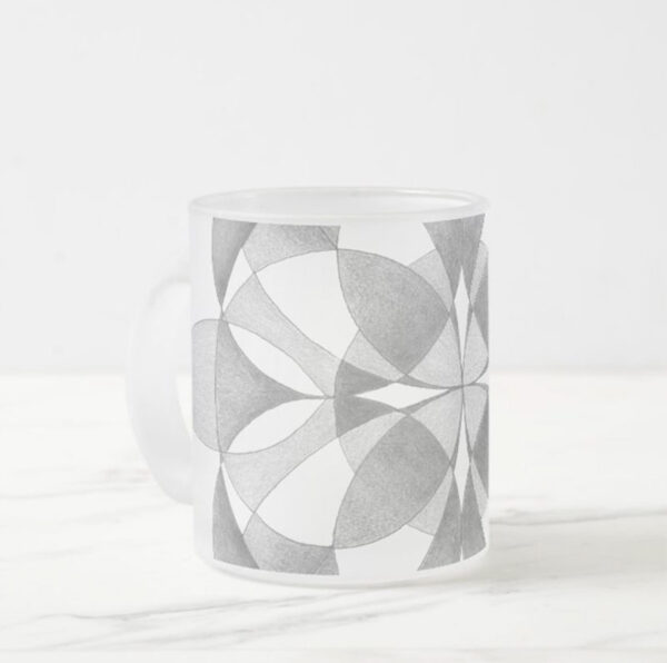 compassion and balance mandala frosted mug