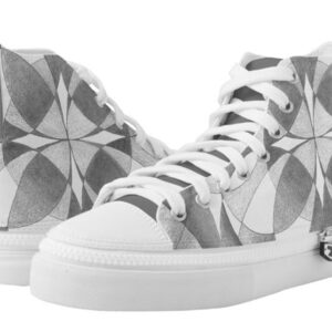 compassion and balance mandala high top shoes