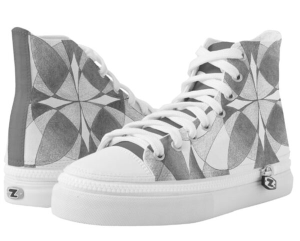 compassion and balance mandala high top shoes