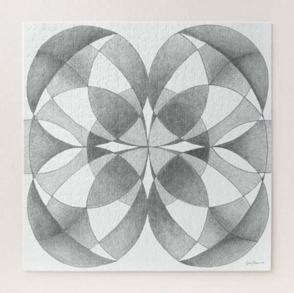 compassion and balance mandala jigsaw puzzle