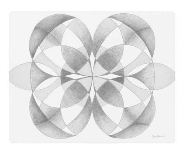 compassion and balance mandala metal print