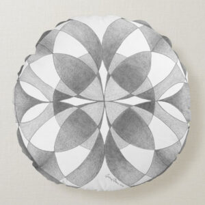 compassion and balance mandala throw pillow