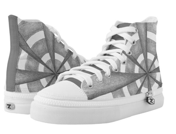 emptiness mandala high top shoes