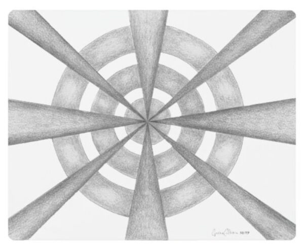 emptiness mandala metal print