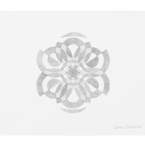 sage mandala metal print