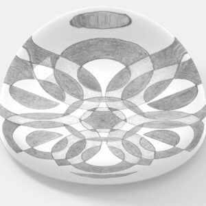 sage mandala paperweight