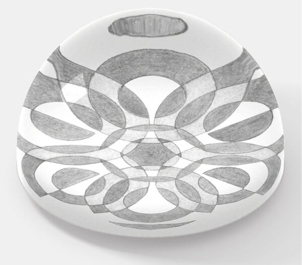 sage mandala paperweight