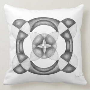 the way mandala throw pillow