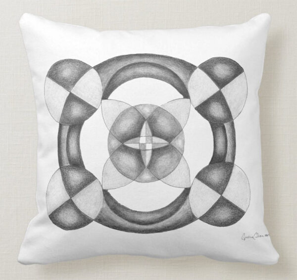 the way mandala throw pillow